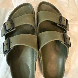 Birkenstock Khaki Double Strap Sandals